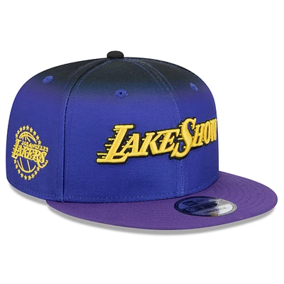 Men's New Era  Purple Los Angeles Lakers 2024/25 City Edition 9FIFTY Snapback Hat