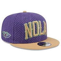 Men's New Era  Purple New Orleans Pelicans 2024/25 City Edition 9FIFTY Snapback Hat