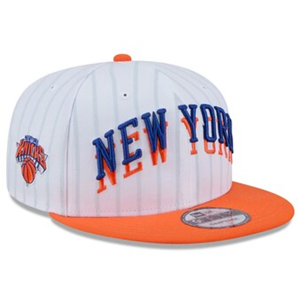 Men's New Era  White New York Knicks 2024/25 City Edition 9FIFTY Snapback Hat