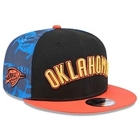 Men's New Era  Black Oklahoma City Thunder 2024/25 City Edition 9FIFTY Snapback Hat