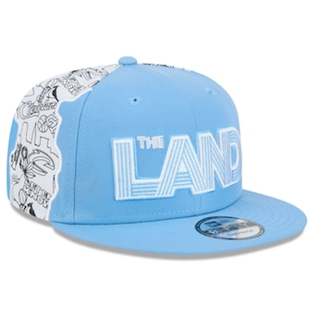 Men's New Era  Light Blue Cleveland Cavaliers 2024/25 City Edition 9FIFTY Snapback Hat