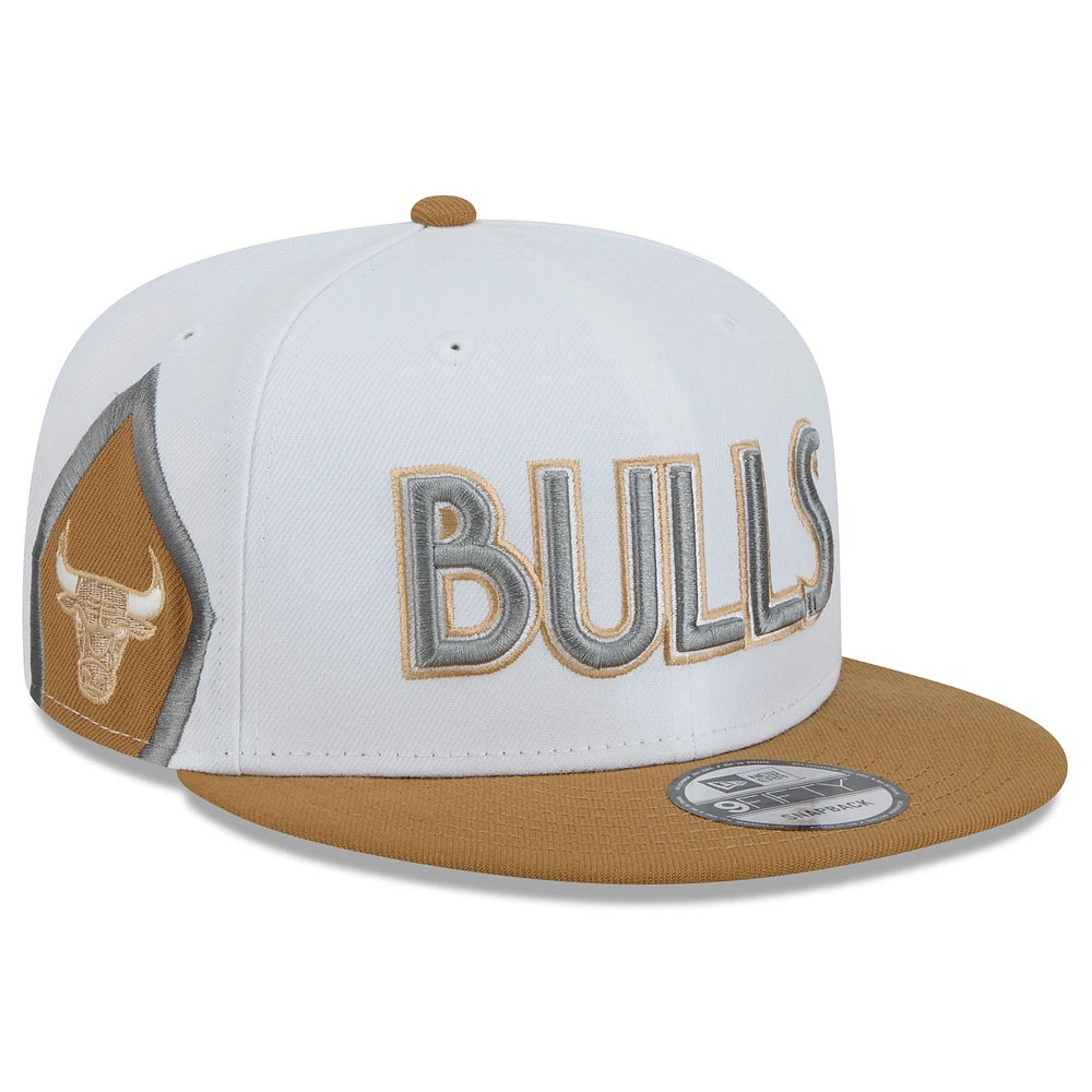 Men's New Era  White Chicago Bulls 2024/25 City Edition 9FIFTY Snapback Hat