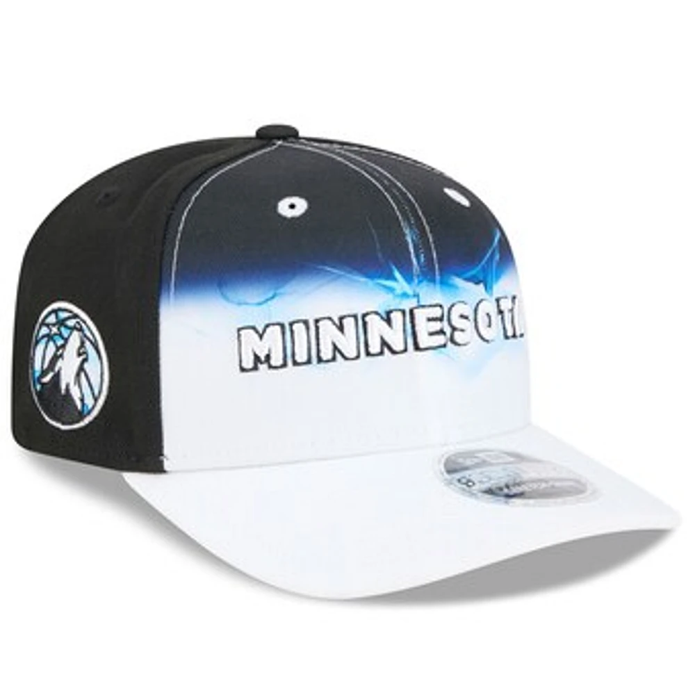 Men's New Era  White Minnesota Timberwolves 2024/25 City Edition 9SEVENTY Stretch-Snap Hat