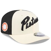 Men's New Era  Cream Detroit Pistons 2024/25 City Edition 9SEVENTY Stretch-Snap Hat