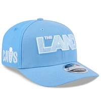 Men's New Era  Light Blue Cleveland Cavaliers 2024/25 City Edition 9SEVENTY Stretch-Snap Hat