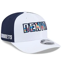 Men's New Era  White Denver Nuggets 2024/25 City Edition 9SEVENTY Stretch-Snap Hat