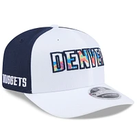 Men's New Era  White Denver Nuggets 2024/25 City Edition 9SEVENTY Stretch-Snap Hat