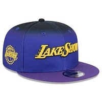 Youth New Era  Purple Los Angeles Lakers 2024/25 City Edition 9FIFTY Snapback Hat