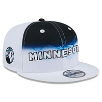 Youth New Era  White Minnesota Timberwolves 2024/25 City Edition 9FIFTY Snapback Hat