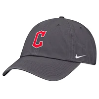 Men's Nike Gray Cleveland Guardians Club Adjustable Hat