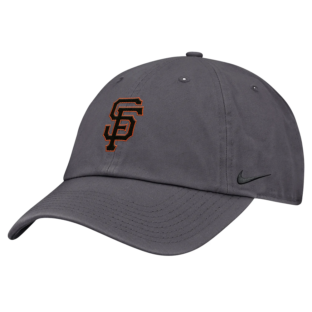 Men's Nike Gray San Francisco Giants Club Adjustable Hat