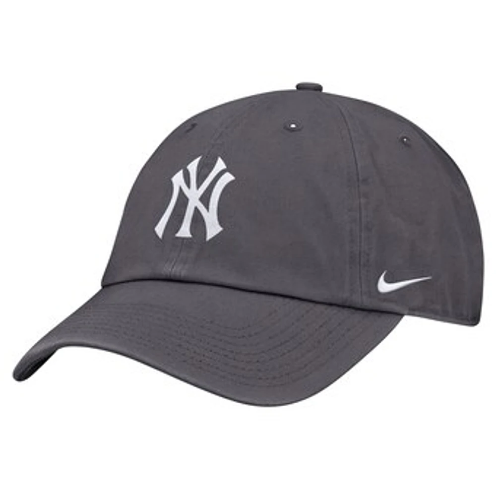 Men's Nike Gray New York Yankees Club Adjustable Hat