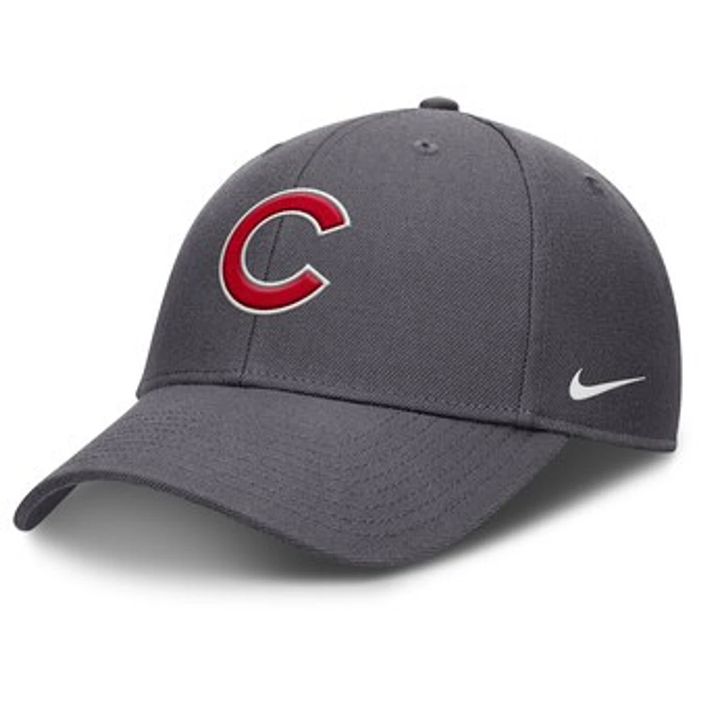 Men's Nike  Gray Chicago Cubs Club Performance Adjustable Hat