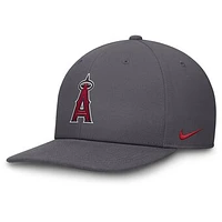 Men's Nike Gray Los Angeles Angels Pro Performance Snapback Hat