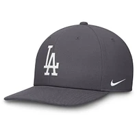 Men's Nike Gray Los Angeles Dodgers Pro Performance Snapback Hat