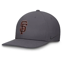 Men's Nike Gray San Francisco Giants Pro Performance Snapback Hat