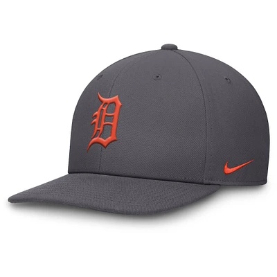 Men's Nike Gray Detroit Tigers Pro Performance Snapback Hat