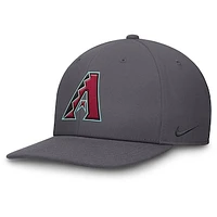 Men's Nike Gray Arizona Diamondbacks Pro Performance Snapback Hat