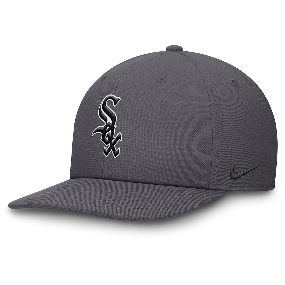 Men's Nike Gray Chicago White Sox Pro Performance Snapback Hat