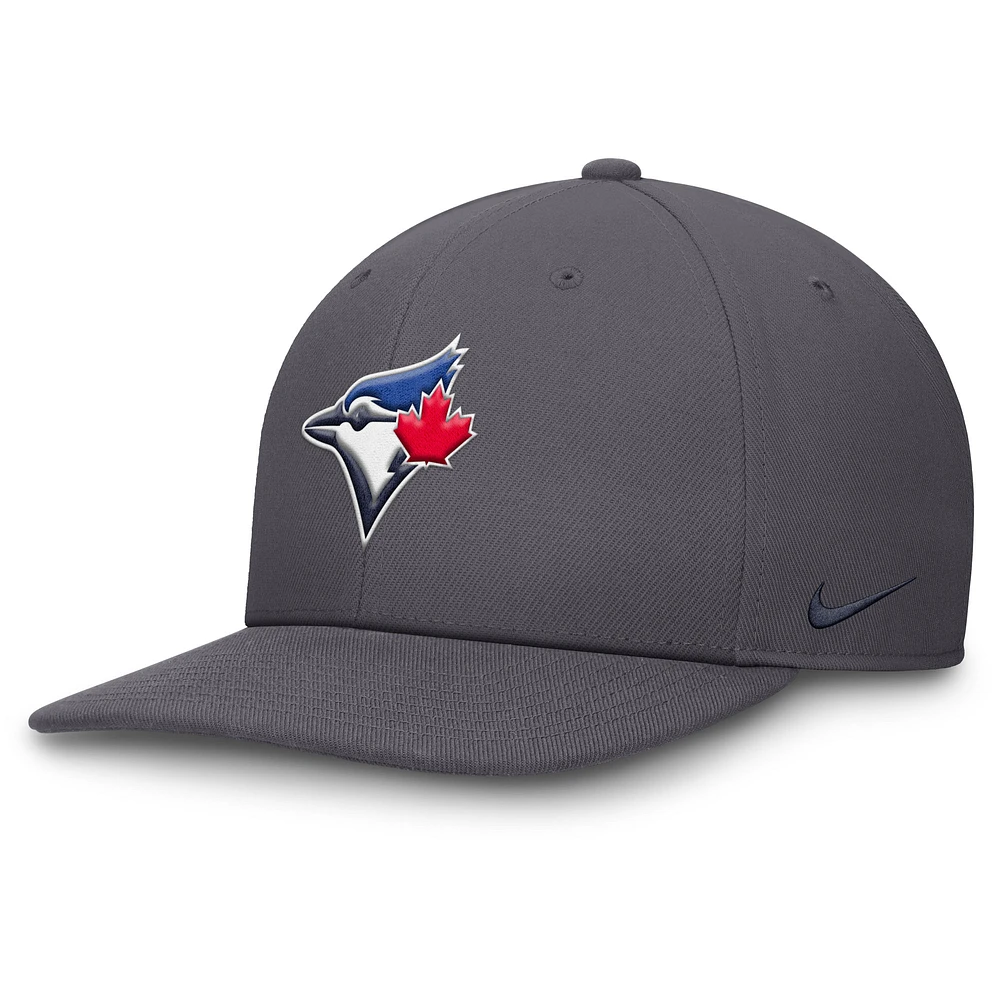 Men's Nike Gray Toronto Blue Jays Pro Performance Snapback Hat