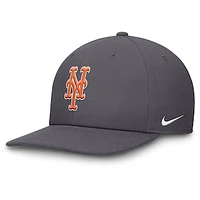 Men's Nike Gray New York Mets Pro Performance Snapback Hat