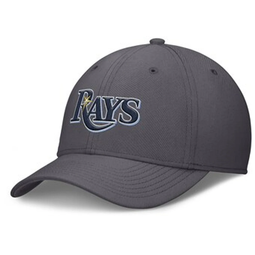 Men's Nike  Gray Tampa Bay Rays Swoosh Performance Flex Hat