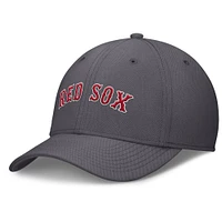 Men's Nike  Gray Boston Red Sox Swoosh Performance Flex Hat