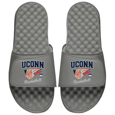 Unisex ISlide  Gray UConn Huskies Swish Slide Sandals