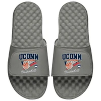 Unisex ISlide  Gray UConn Huskies Swish Slide Sandals
