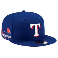 Men's MLB x Guy Fieri’s Flavortown Royal Texas Rangers 9FIFTY Snapback Hat