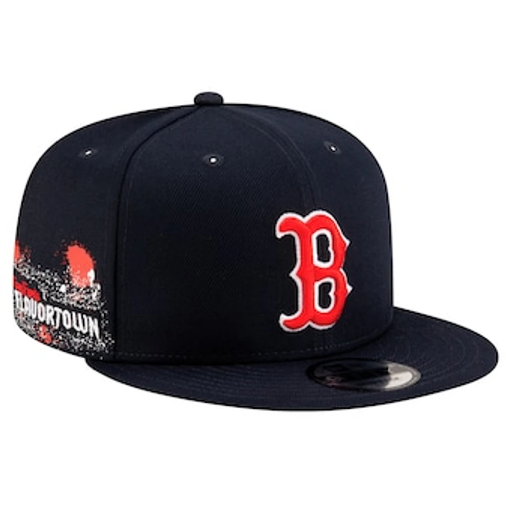 Men's MLB x Guy Fieri’s Flavortown Navy Boston Red Sox 9FIFTY Snapback Hat