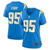 Women's Nike Poona Ford  Powder Blue Los Angeles Chargers Team Game Jersey