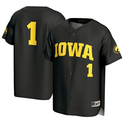 Youth GameDay Greats #1 Iowa Hawkeyes Baseball Lightweight Fashion Jersey