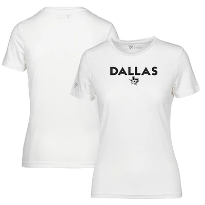 Women's Levelwear White Dallas Stars Maddox City Capsule T-Shirt