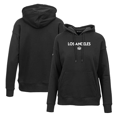 Women's Levelwear Black Los Angeles Kings Adorn City Capsule Pullover Hoodie
