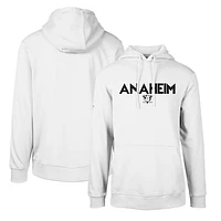 Men's Levelwear White Anaheim Ducks Podium City Capsule Pullover Hoodie