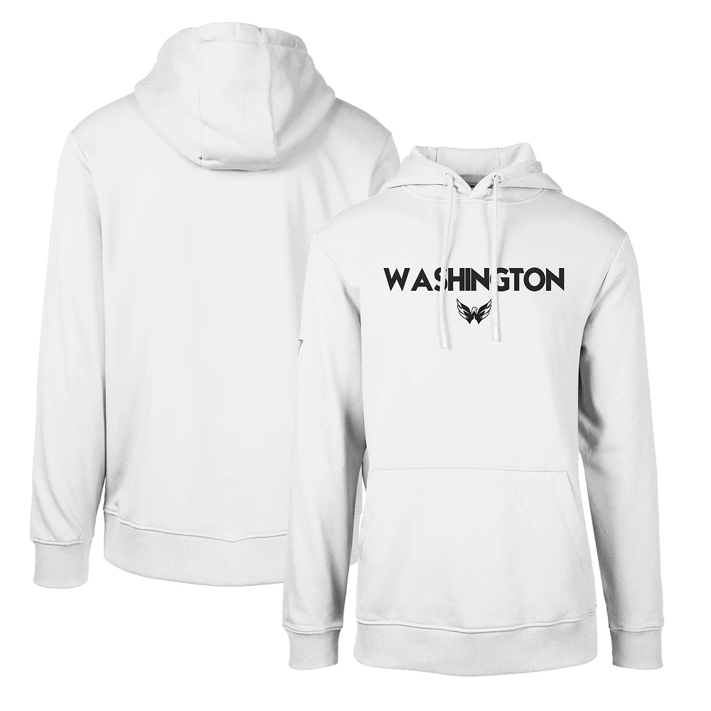 Men's Levelwear White Washington Capitals Podium City Capsule Pullover Hoodie