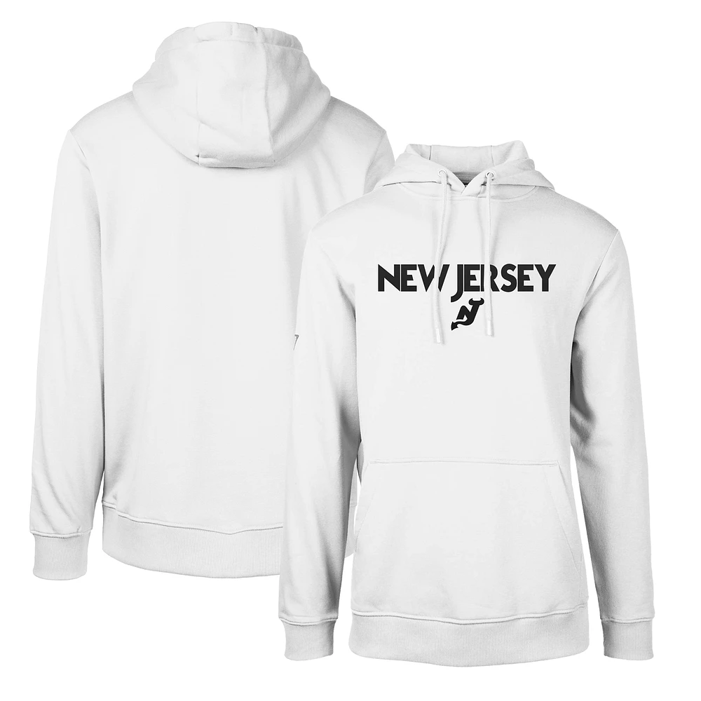Men's Levelwear White New Jersey Devils Podium City Capsule Pullover Hoodie