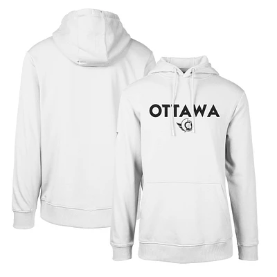 Men's Levelwear White Ottawa Senators Podium City Capsule Pullover Hoodie