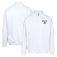 Men's Levelwear White Dallas Stars Murray City Capsule Quarter-Zip Sweatshirt