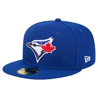 Men's New Era Royal Toronto Blue Jays Checkered Undervisor 59FIFTY Fitted Hat