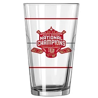 Denver Pioneers 2024 NCAA Men's Ice Hockey National Champions 16oz. Pint Glass