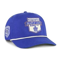 Men's '47  Blue Toronto Maple Leafs Old Time Hockey Rafter Sure Shot Hitch Adjustable Hat