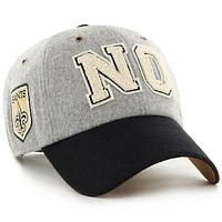 Unisex Stoney Clover Lane x '47 Gray/Black New Orleans Saints Block Clean Up Adjustable Hat