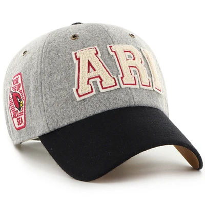 Unisex Stoney Clover Lane x '47 Gray/Black Arizona Cardinals Block Clean Up Adjustable Hat