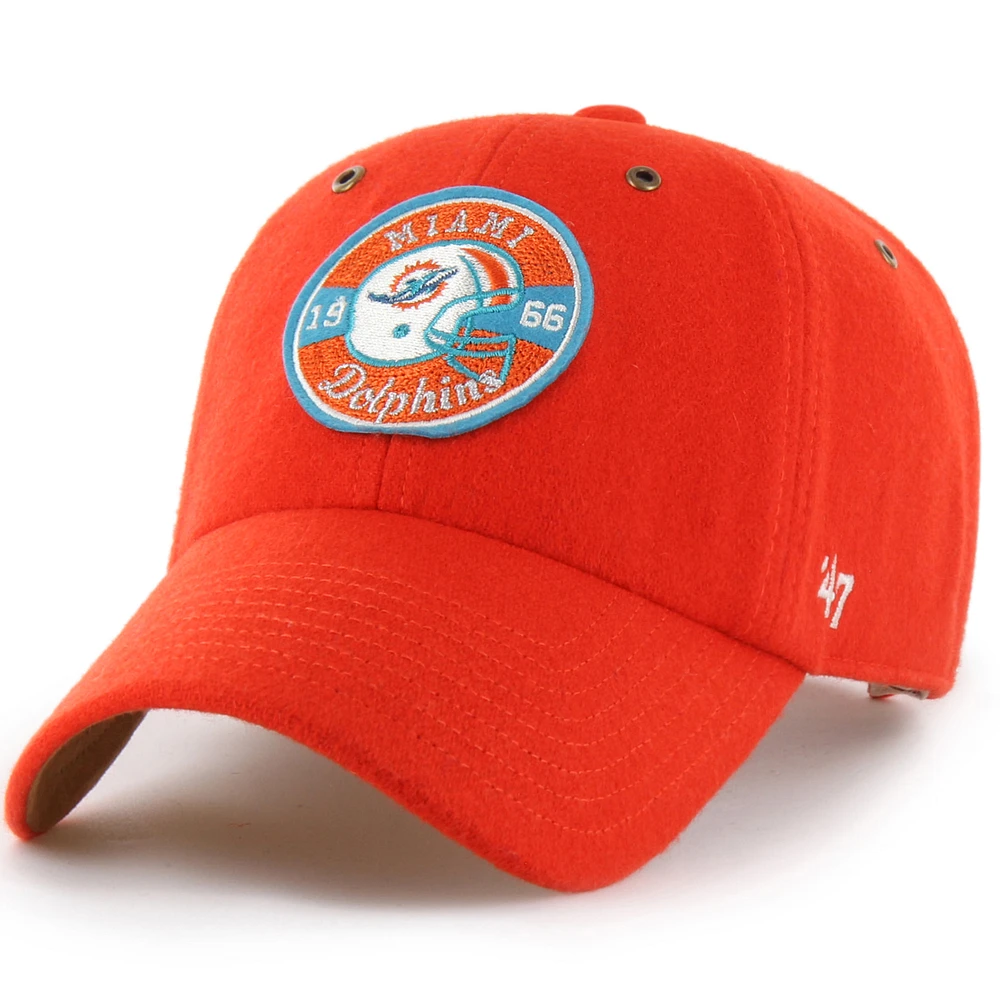 Unisex Stoney Clover Lane x '47 Orange Miami Dolphins Field Goal Clean Up Adjustable Hat