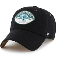 Unisex Stoney Clover Lane x '47 Black Jacksonville Jaguars Field Goal Clean Up Adjustable Hat