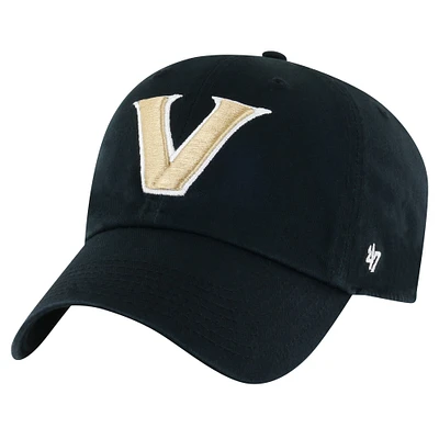 Men's '47 Black Vanderbilt Commodores Clean Up Adjustable Hat