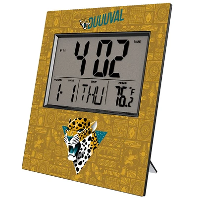 Jacksonville Jaguars 2024 Illustrated Limited Edition Digital Desk/Wall Clock