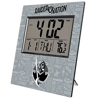 Las Vegas Raiders 2024 Illustrated Limited Edition Digital Desk/Wall Clock